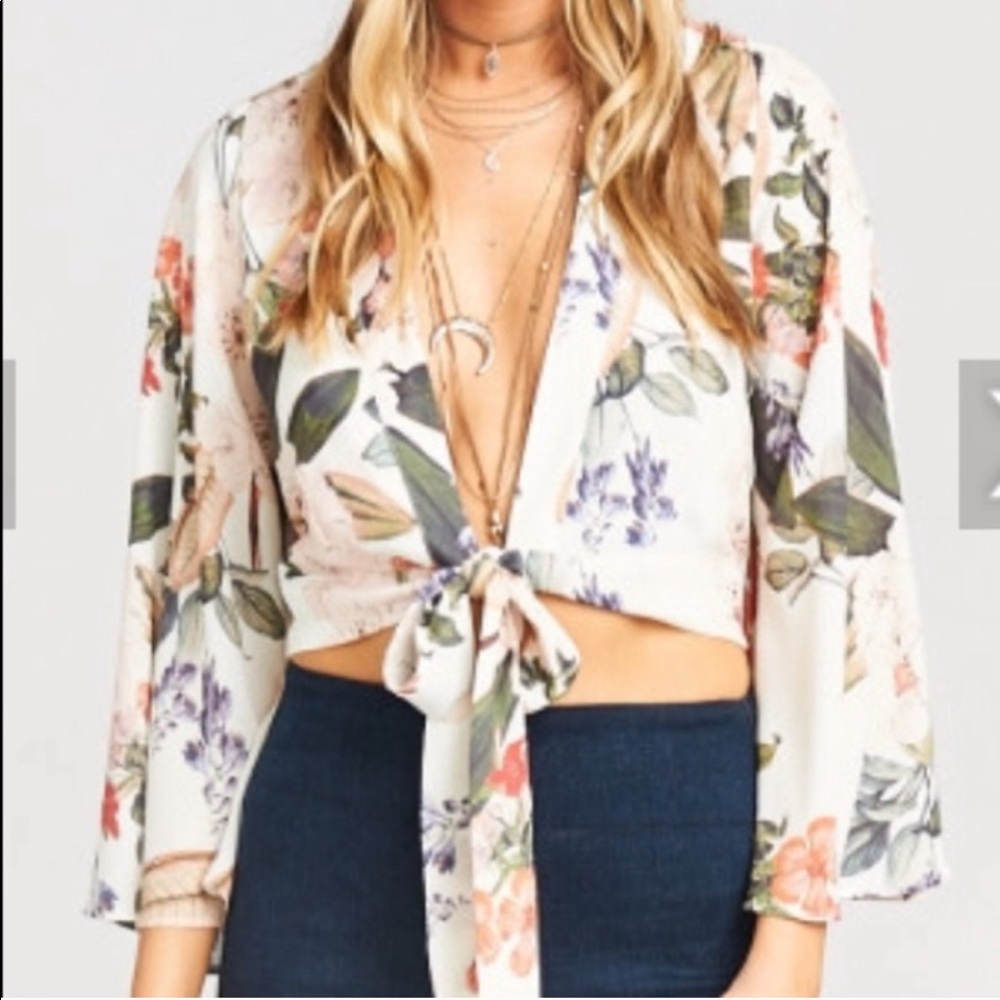 Show Me Your Mumu Jordyn Tie Top